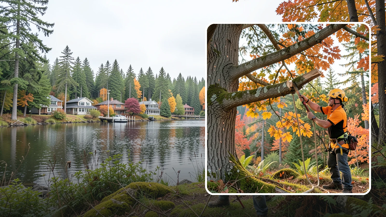 Ornamental tree pruning in La Conner, Skagit County, WA - The detailed pruning of ornamental and specimen trees.