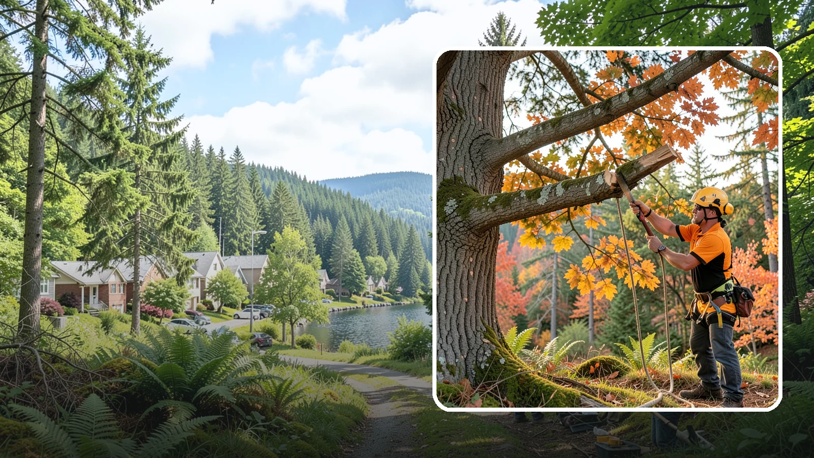 Ornamental tree pruning in Lake Forest Park, King County, WA - The detailed pruning of ornamental and specimen trees.