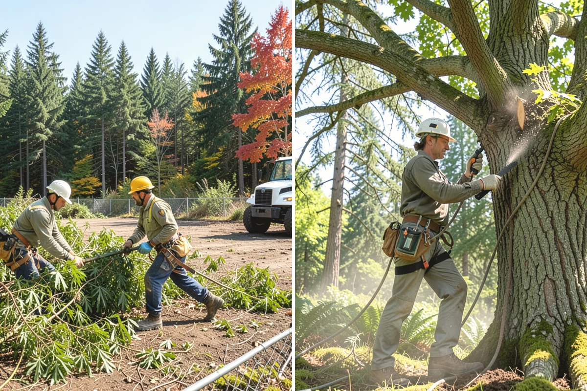 Ornamental tree pruning in Lake Stevens, Snohomish County, WA - Assess canopy condition and pruning objectives
