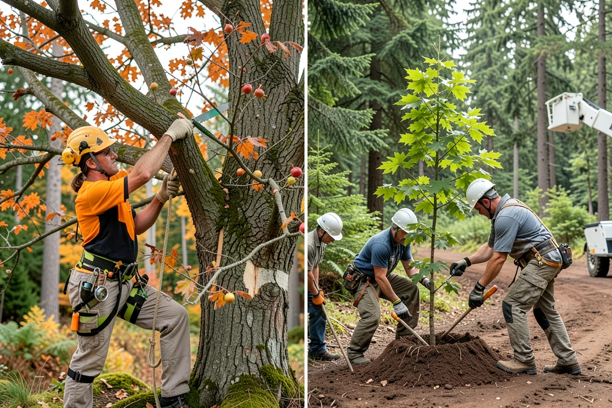 Ornamental tree pruning in Lakewood, Pierce County, WA - Assess canopy condition and pruning objectives