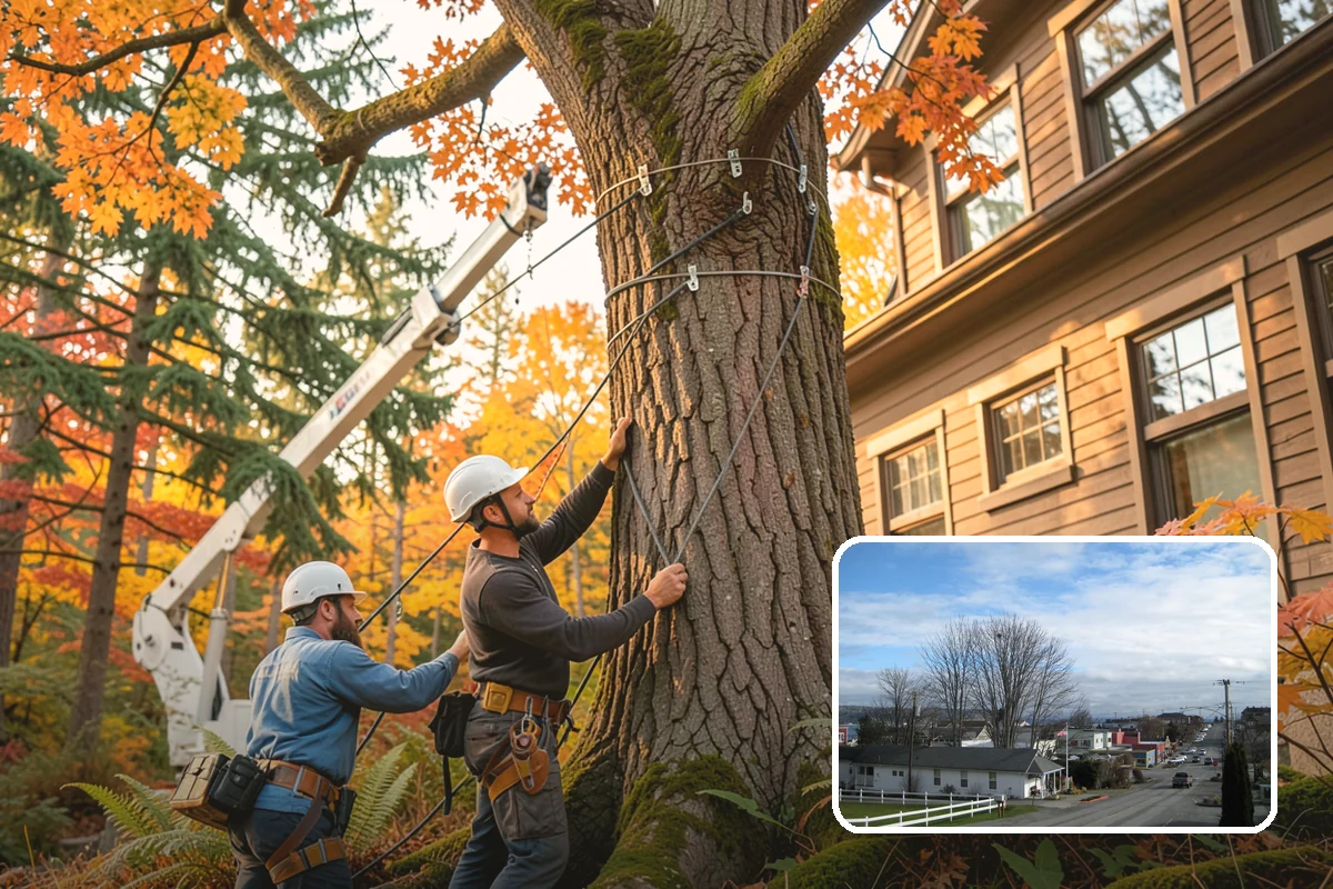 Ornamental tree pruning in Langley, Island County, WA - Improves tree structure, health, and appearance