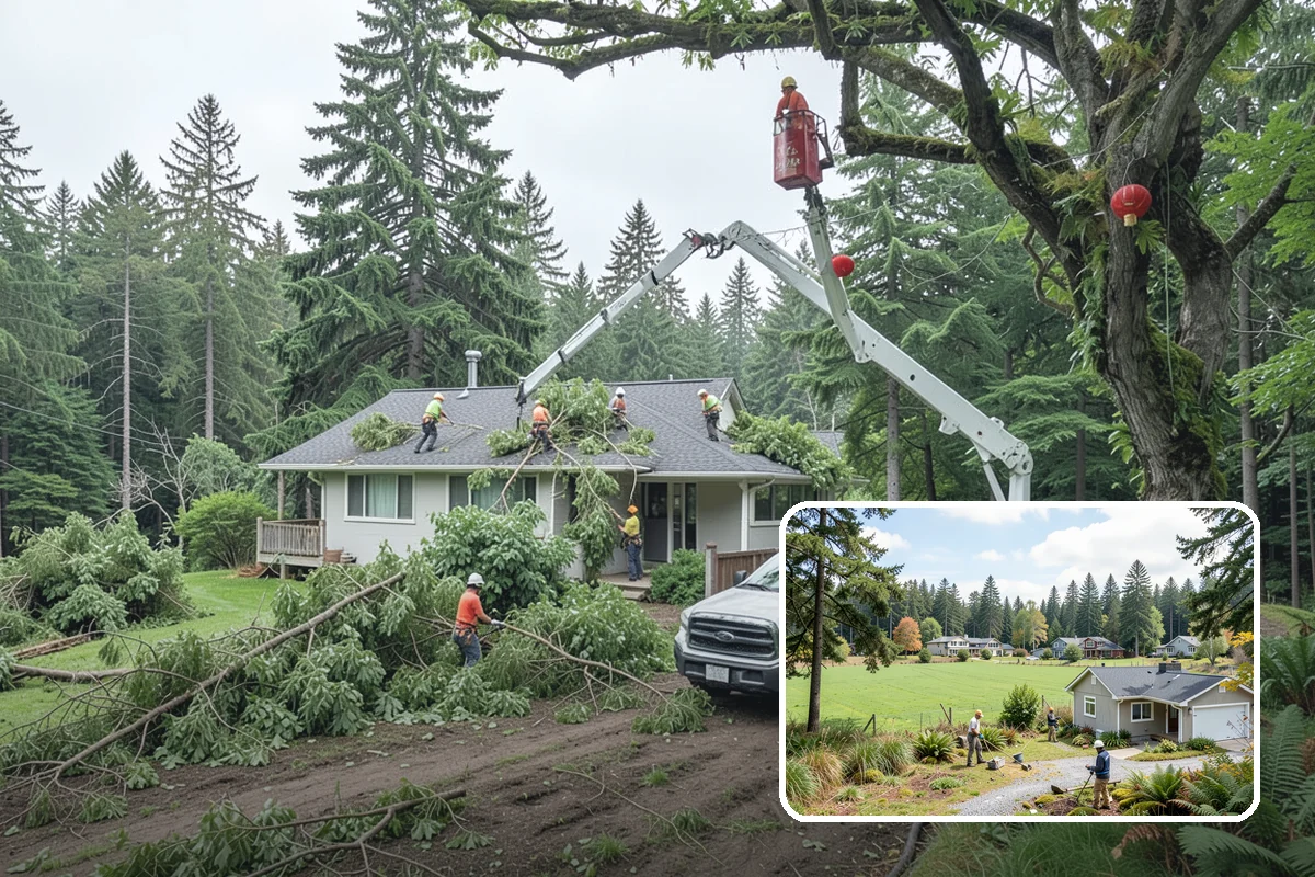 Ornamental tree pruning in Lyman, Skagit County, WA - Improves tree structure, health, and appearance