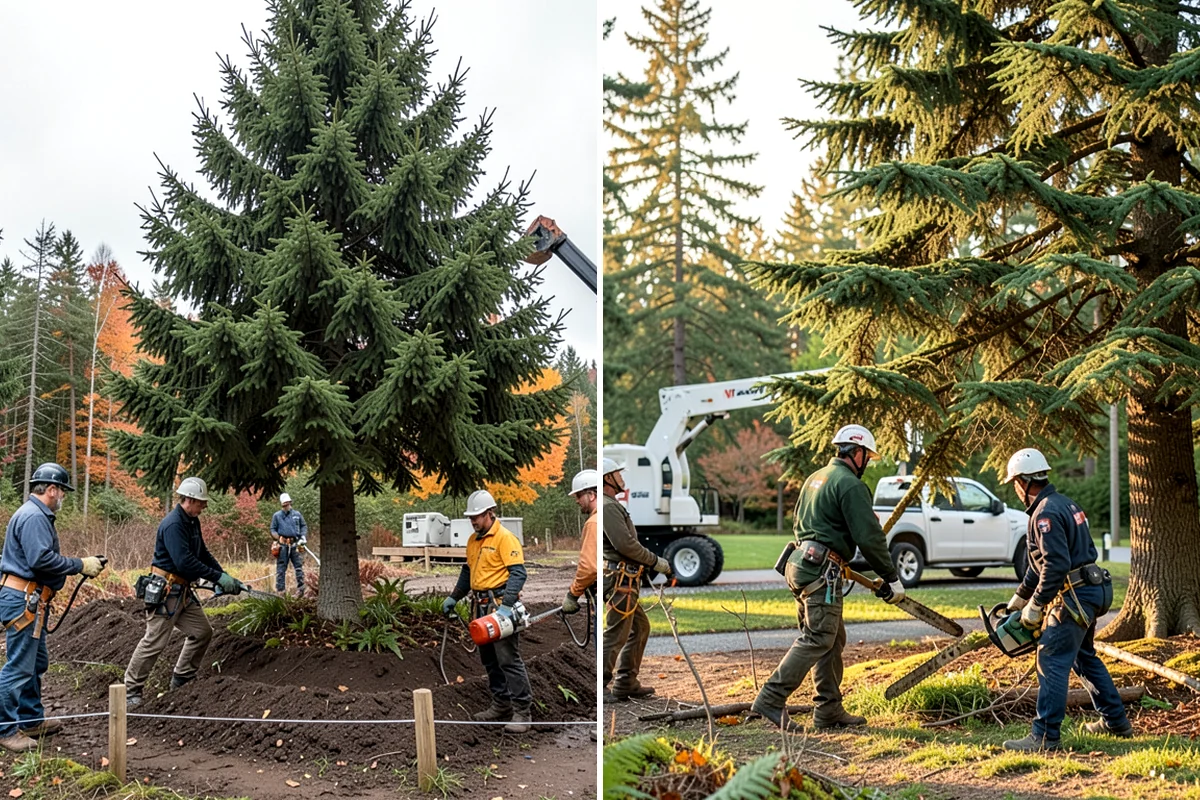 Ornamental tree pruning in Maple Valley, King County, WA - Assess canopy condition and pruning objectives