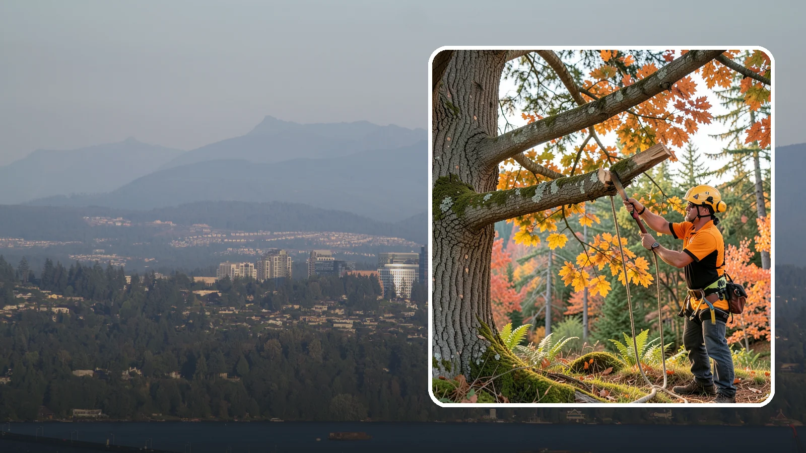 Ornamental tree pruning in Medina, King County, WA - The detailed pruning of ornamental and specimen trees.