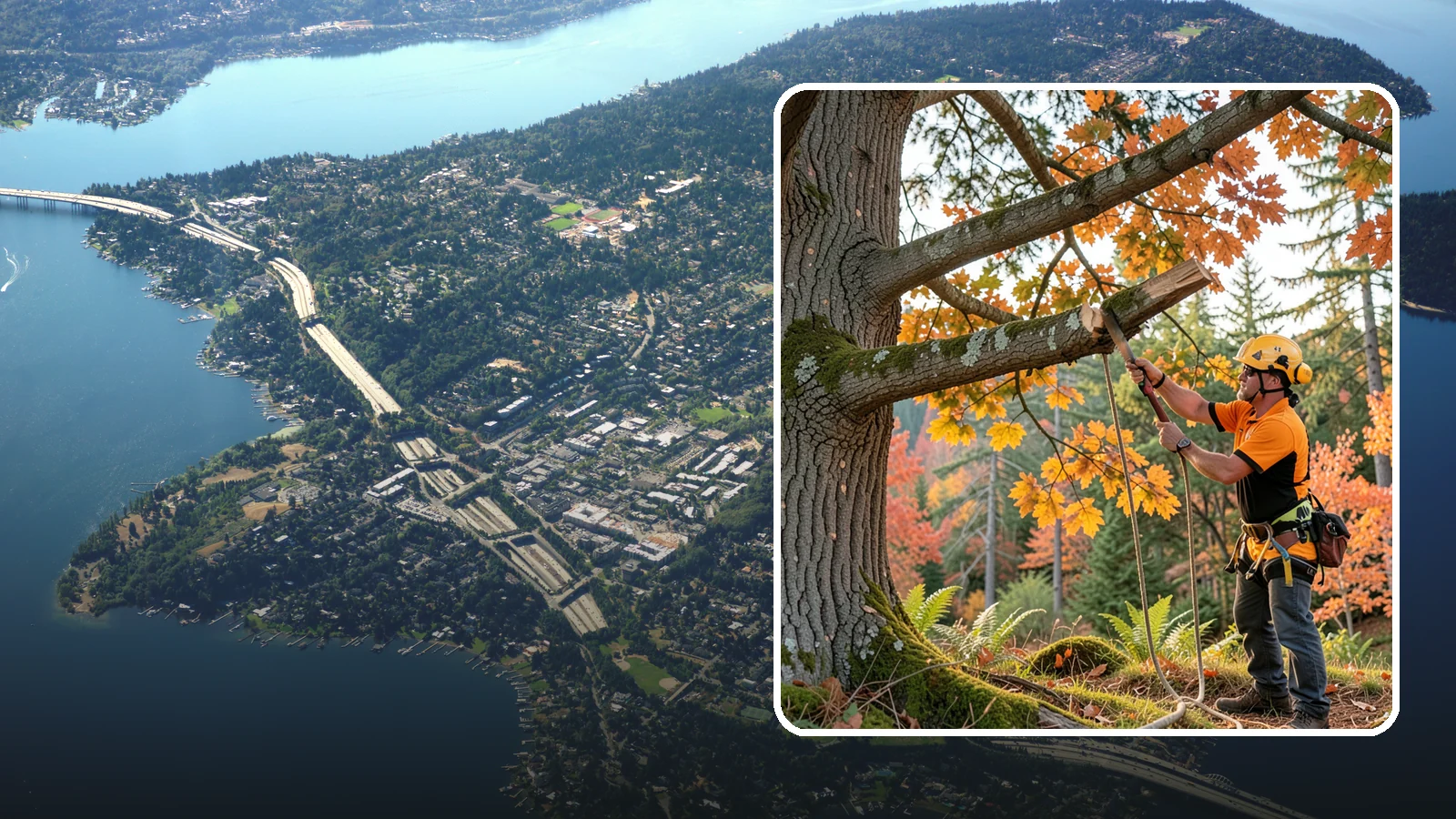 Ornamental tree pruning in Mercer Island, King County, WA - The detailed pruning of ornamental and specimen trees.