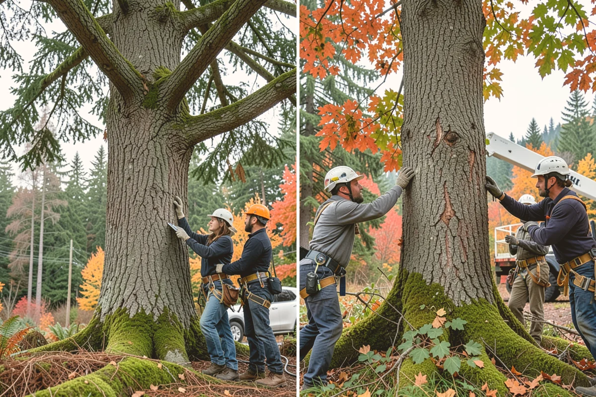 Ornamental tree pruning in Mount Vernon, Skagit County, WA - Assess canopy condition and pruning objectives