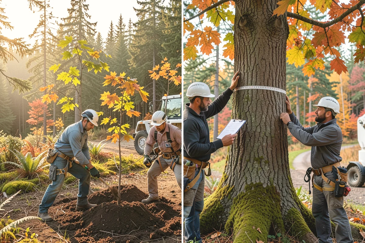 Ornamental tree pruning in Mukilteo, Snohomish County, WA - Assess canopy condition and pruning objectives