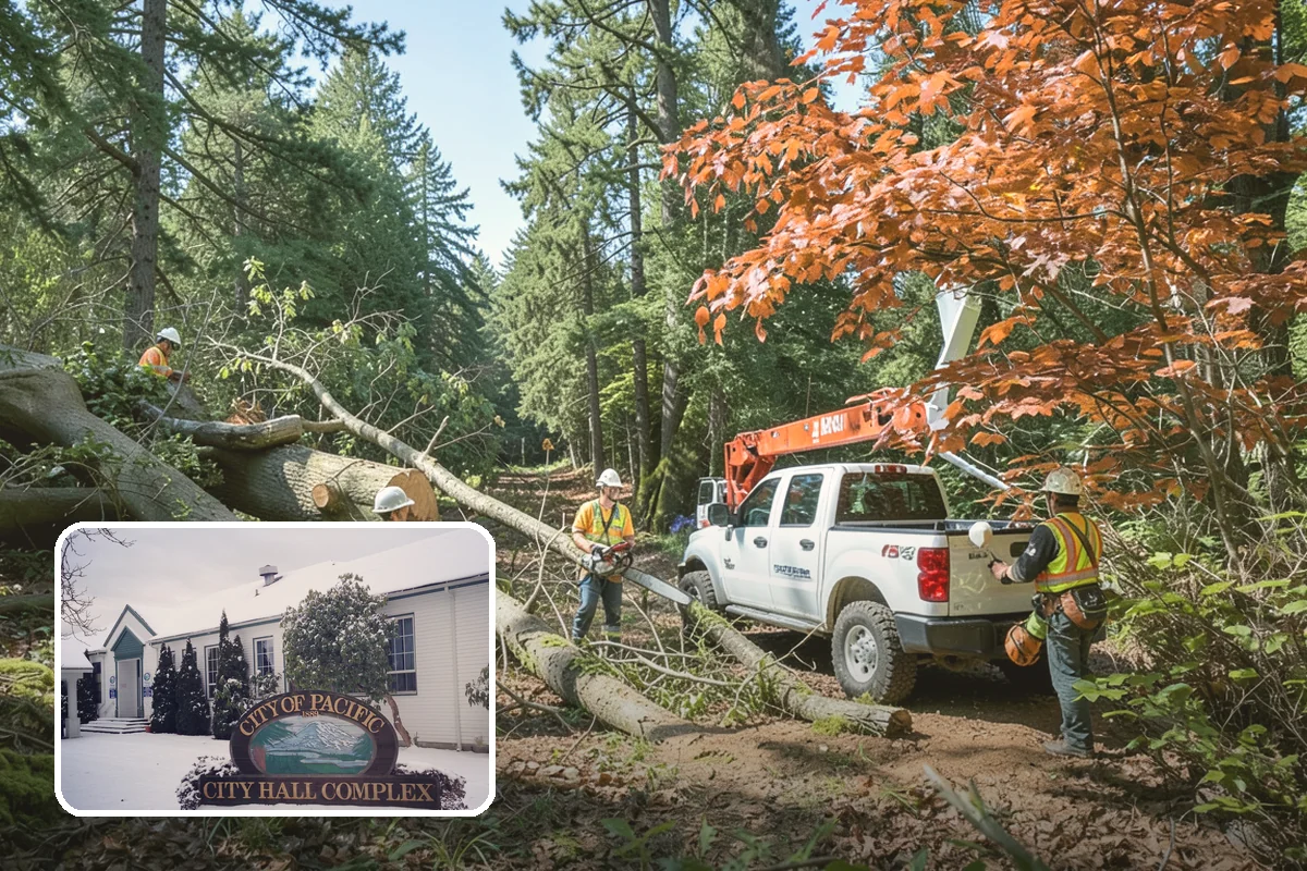Ornamental tree pruning in Pacific, King County, WA - Improves tree structure, health, and appearance