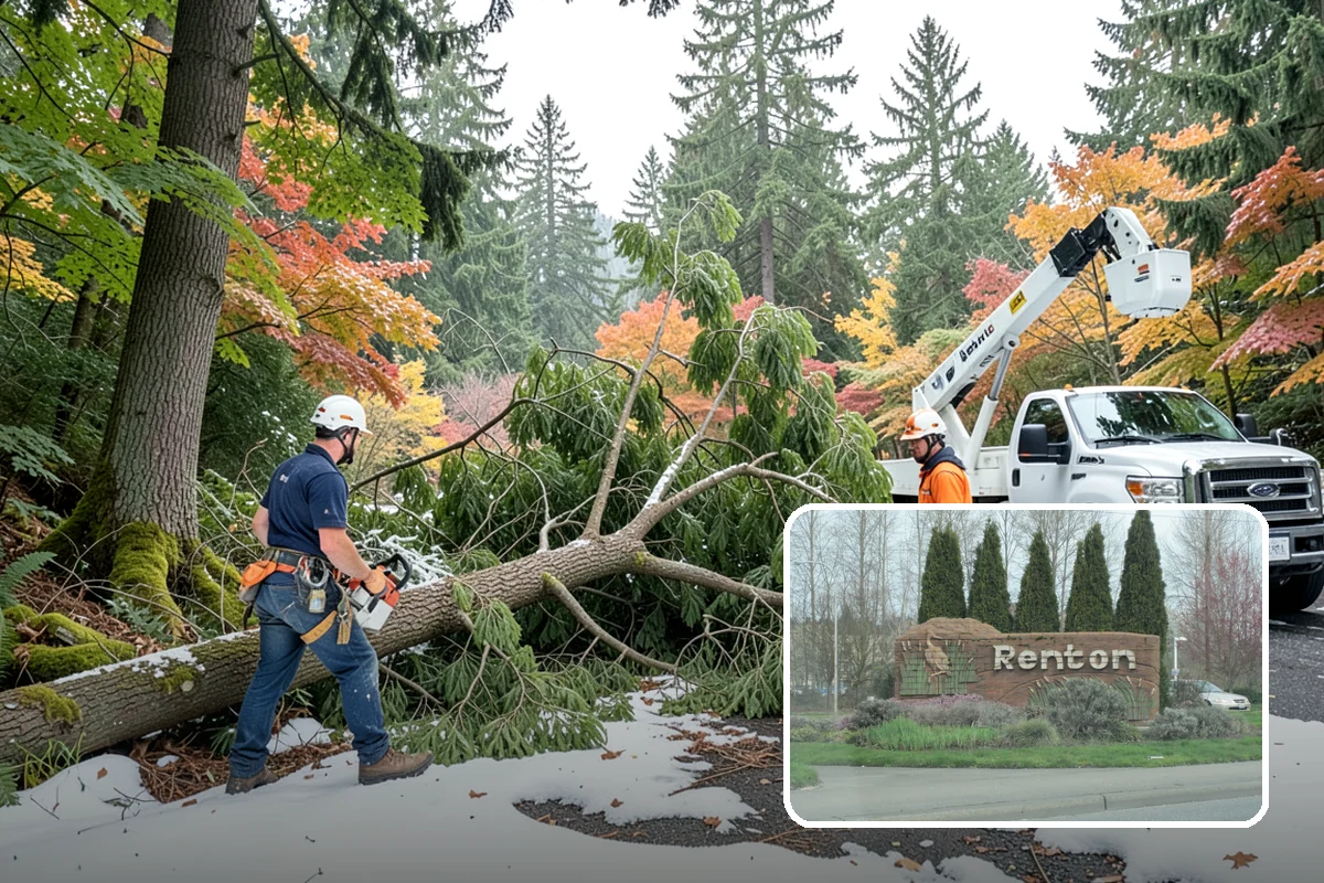 Ornamental tree pruning in Renton, King County, WA - Improves tree structure, health, and appearance