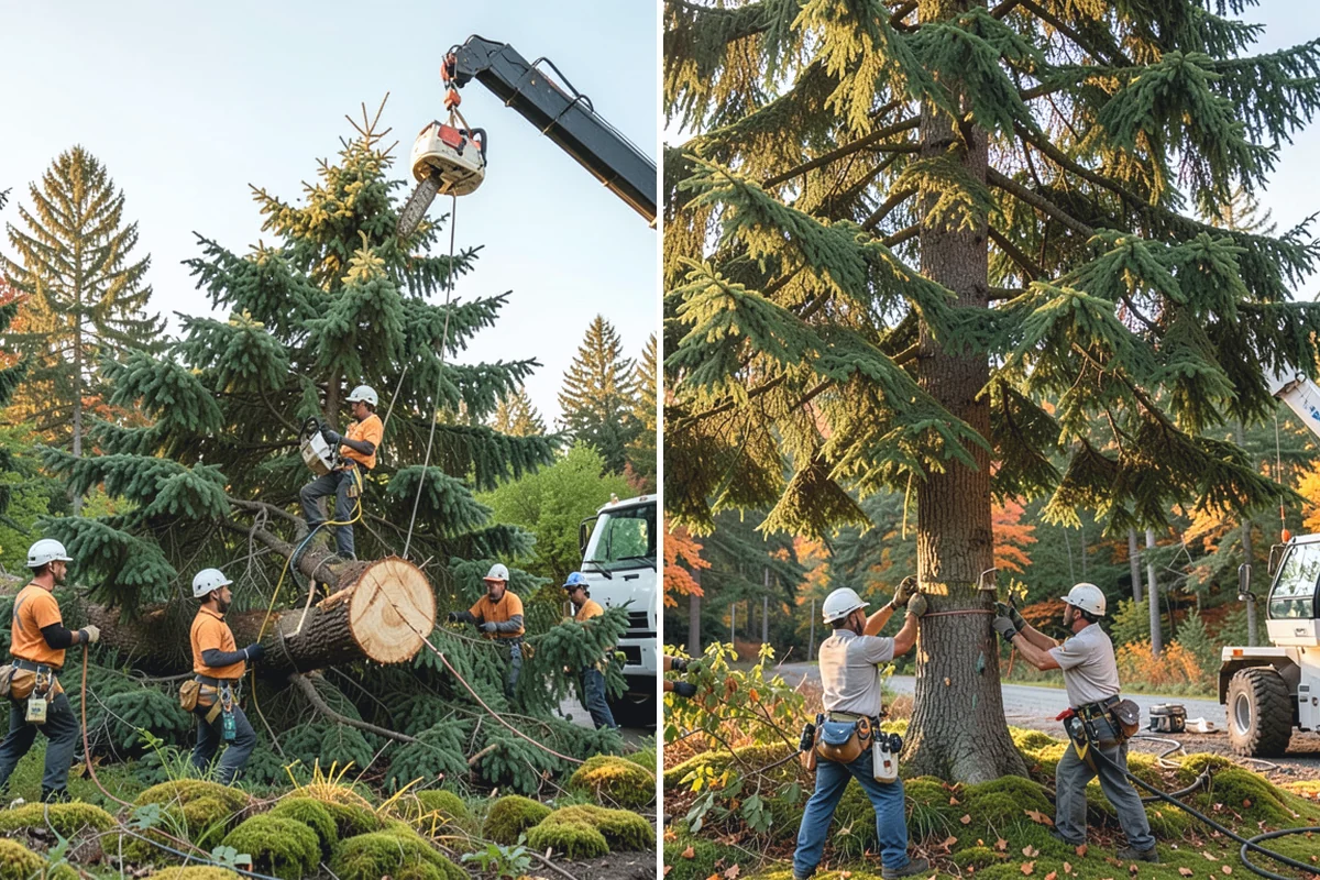 Ornamental tree pruning in Renton, King County, WA - Assess canopy condition and pruning objectives