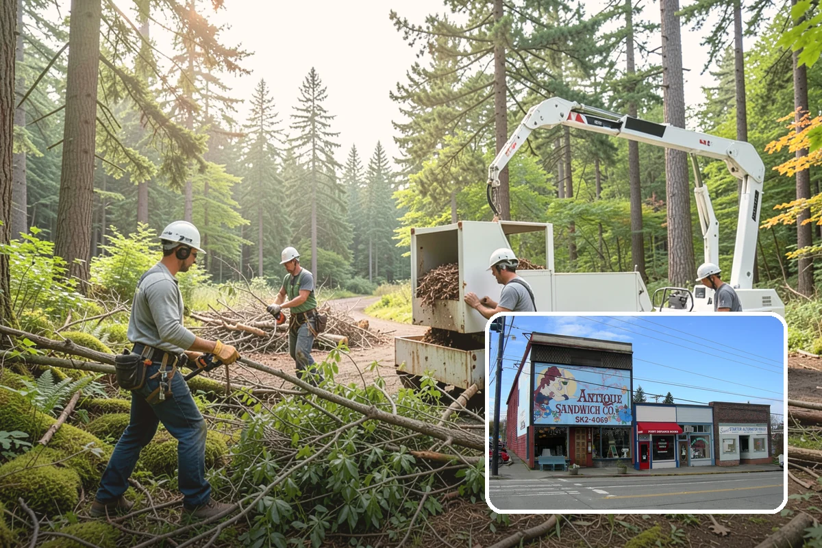 Ornamental tree pruning in Ruston, Pierce County, WA - Improves tree structure, health, and appearance