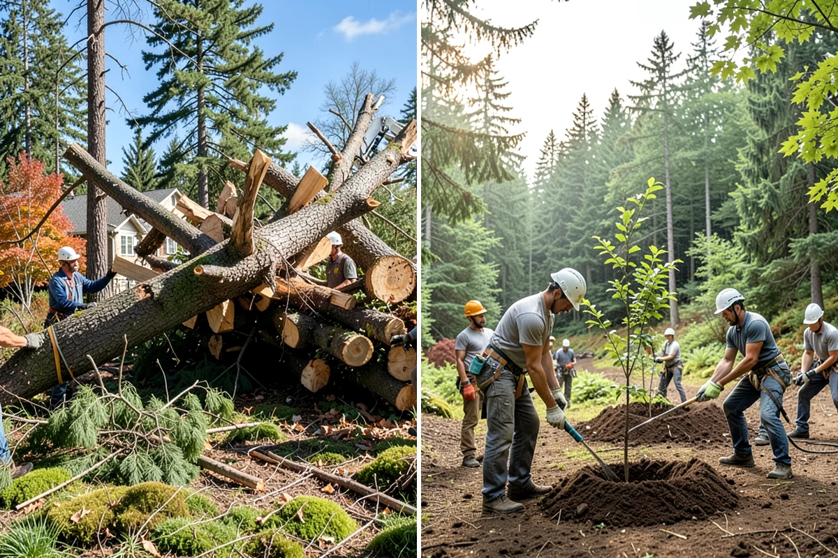 Ornamental tree pruning in SeaTac, King County, WA - Assess canopy condition and pruning objectives