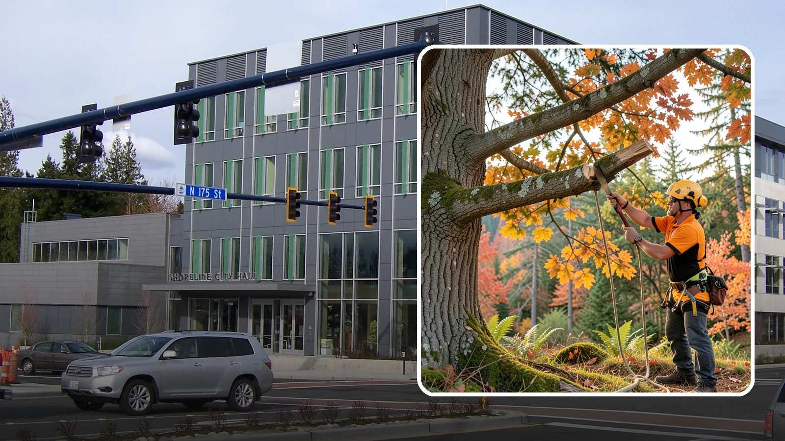Ornamental tree pruning in Shoreline, King County, WA - The detailed pruning of ornamental and specimen trees.
