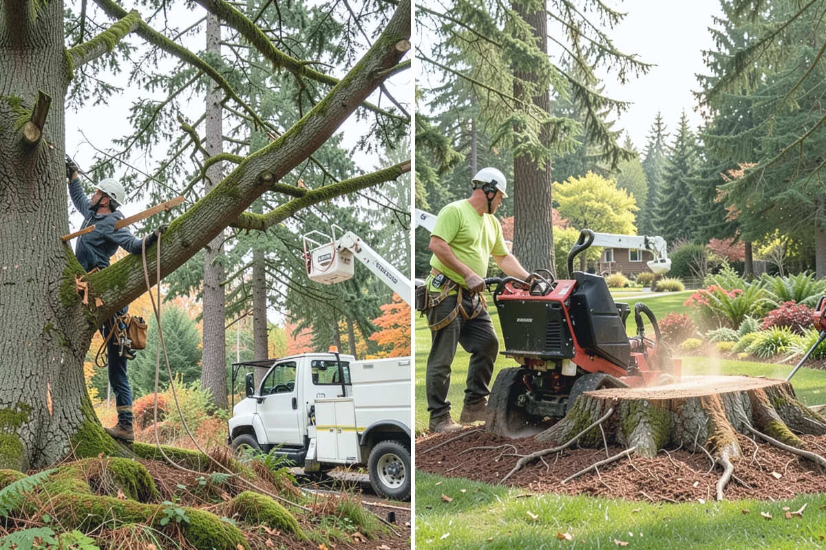 Ornamental tree pruning in South Prairie, Pierce County, WA - Assess canopy condition and pruning objectives