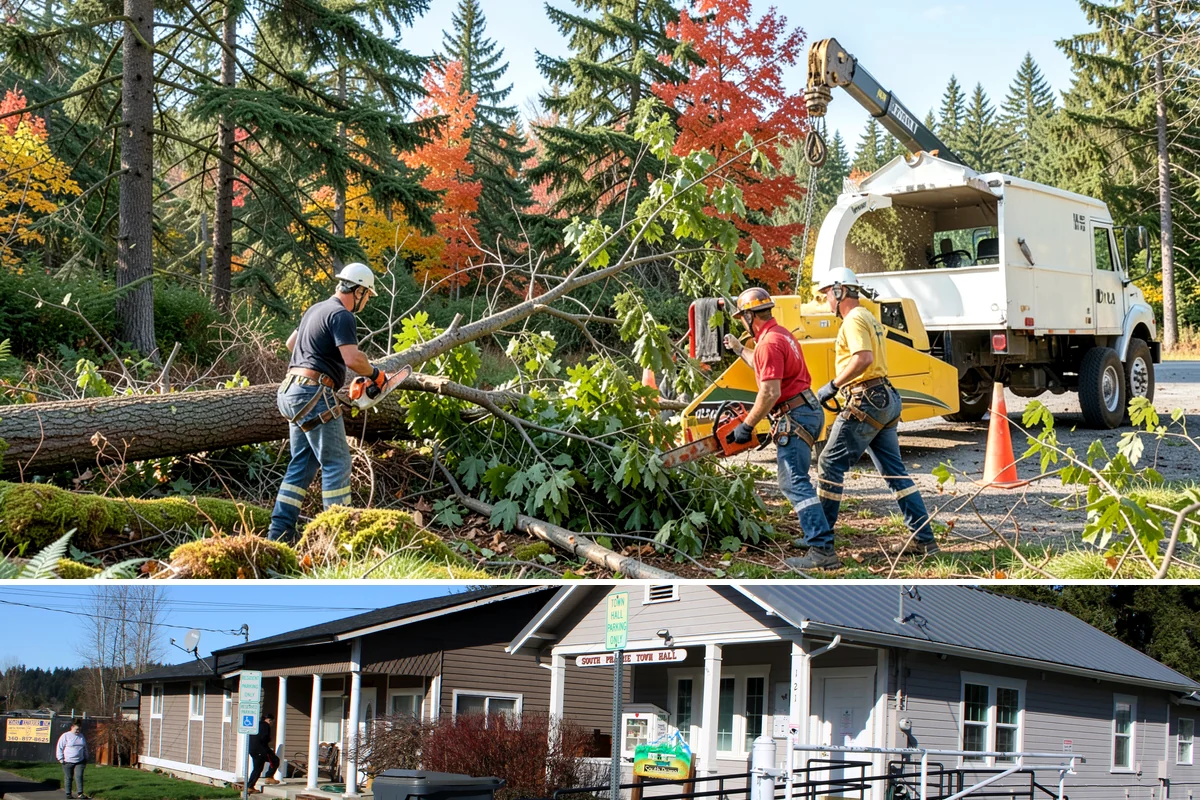 Ornamental tree pruning in South Prairie, Pierce County, WA - Pruning should be timed according to species-specific sensitivities within the Puget Sound climate, typically avoiding dormant...