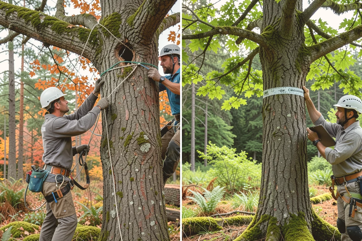 Ornamental tree pruning in Stanwood, Snohomish County, WA - Assess canopy condition and pruning objectives