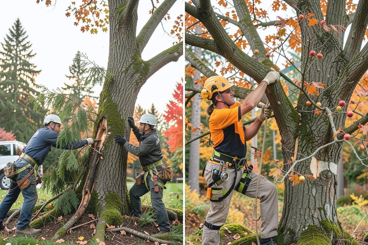 Ornamental tree pruning in Wilkeson, Pierce County, WA - Assess canopy condition and pruning objectives