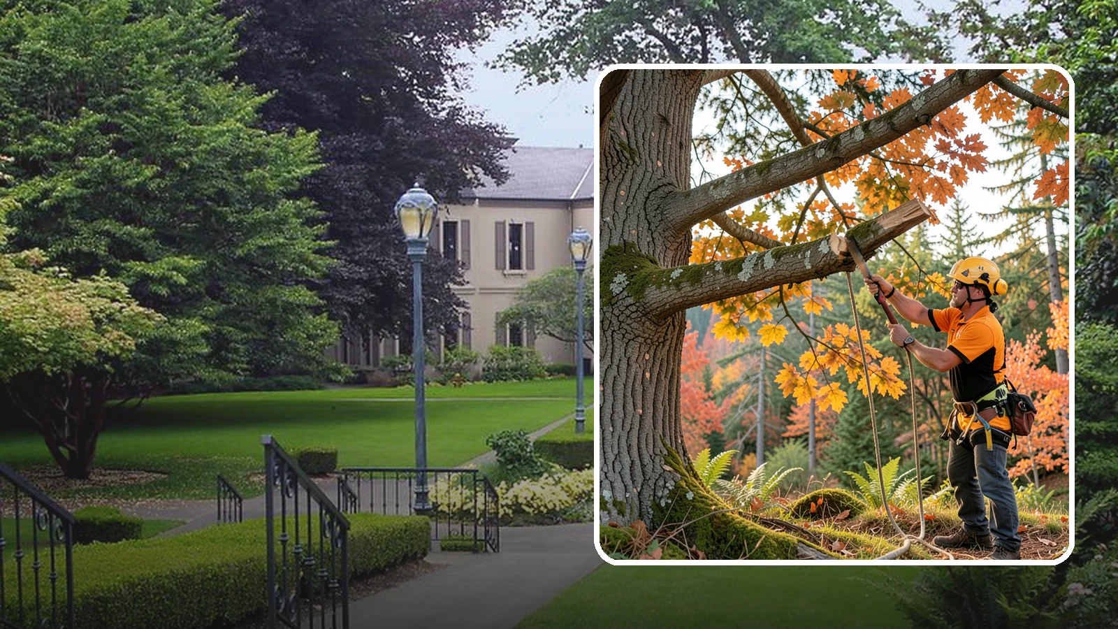 Ornamental tree pruning in Woodinville, King County, WA - The detailed pruning of ornamental and specimen trees.