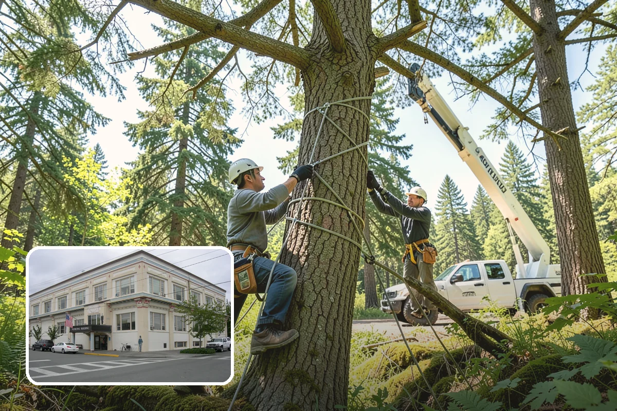 Park tree maintenance in Anacortes, Skagit County, WA - Keeps trees across a property safe and presentable