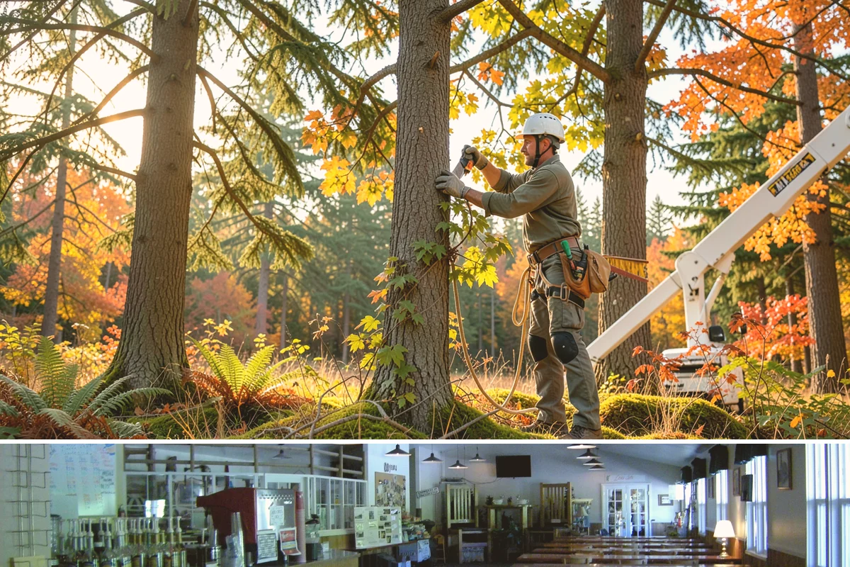 Park tree maintenance in Black Diamond, King County, WA - Work is performed year-round to maintain public safety but often prioritizes pruning during dormant seasons while scheduling...