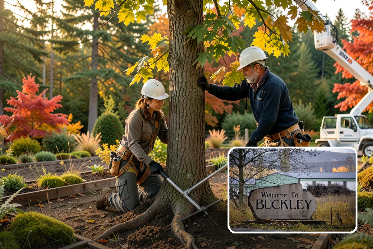 Park tree maintenance in Buckley, Pierce County, WA - Keeps trees across a property safe and presentable