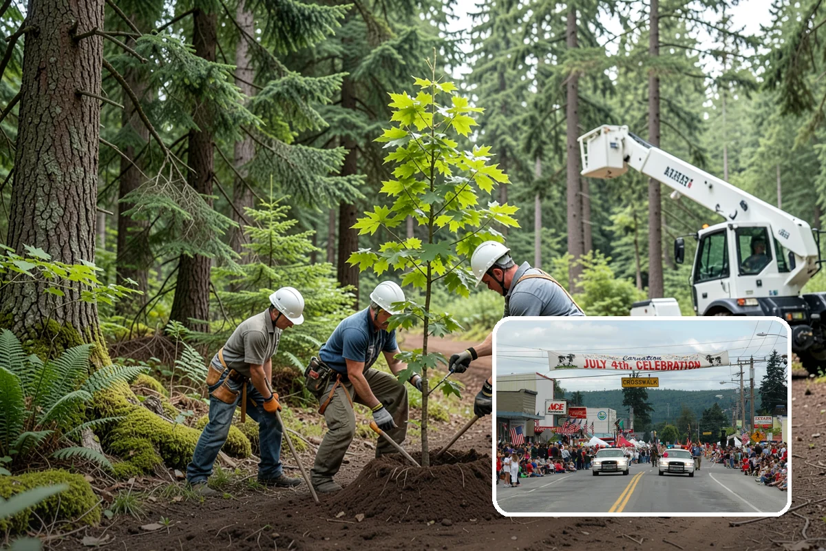 Park tree maintenance in Carnation, King County, WA - Keeps trees across a property safe and presentable