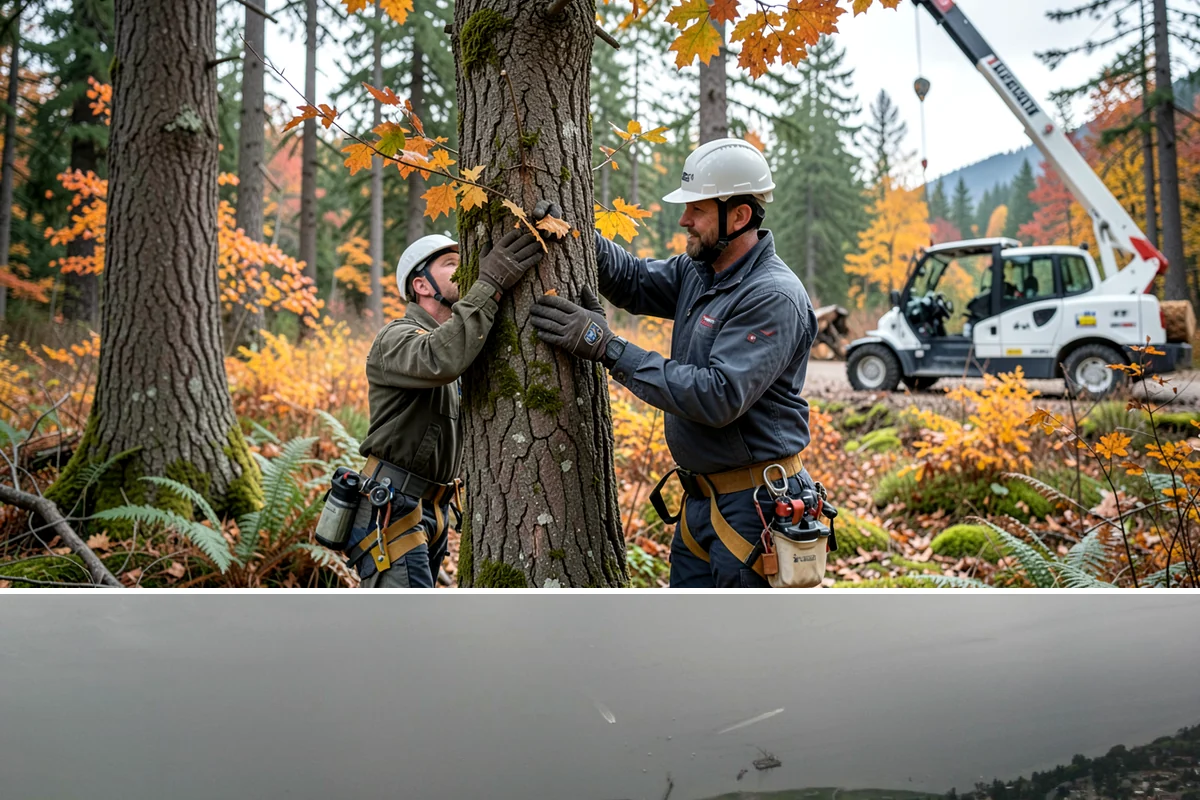 Park tree maintenance in Des Moines, King County, WA - Work is performed year-round to maintain public safety but often prioritizes pruning during dormant seasons while scheduling...