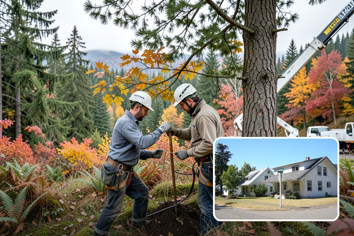Park tree maintenance in DuPont, Pierce County, WA - Keeps trees across a property safe and presentable