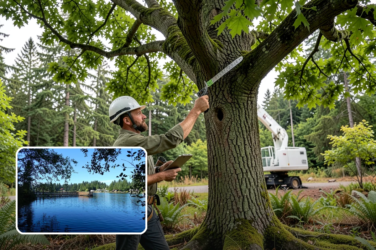 Park tree maintenance in Federal Way, King County, WA - Keeps trees across a property safe and presentable