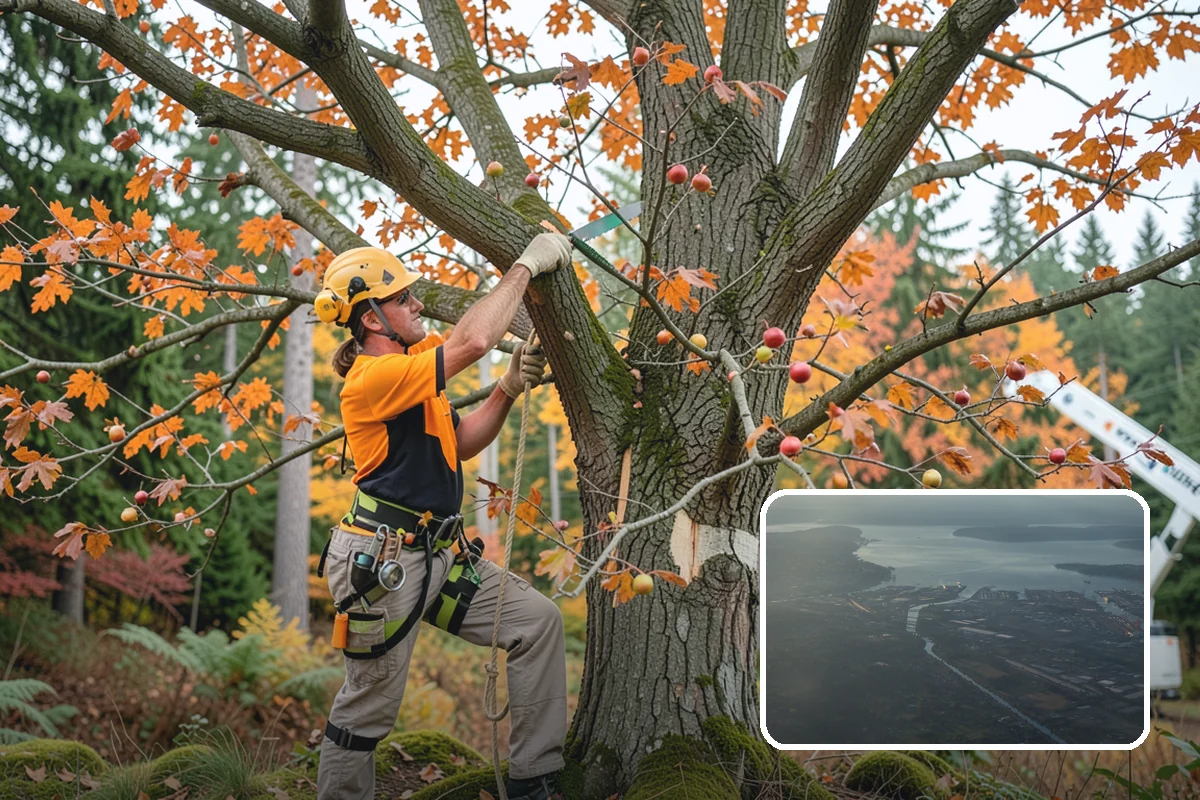 Park tree maintenance in Fife, Pierce County, WA - Keeps trees across a property safe and presentable