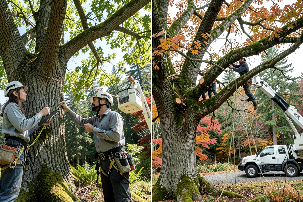 Park tree maintenance in Fircrest, Pierce County, WA - Inventory and assess the property's trees