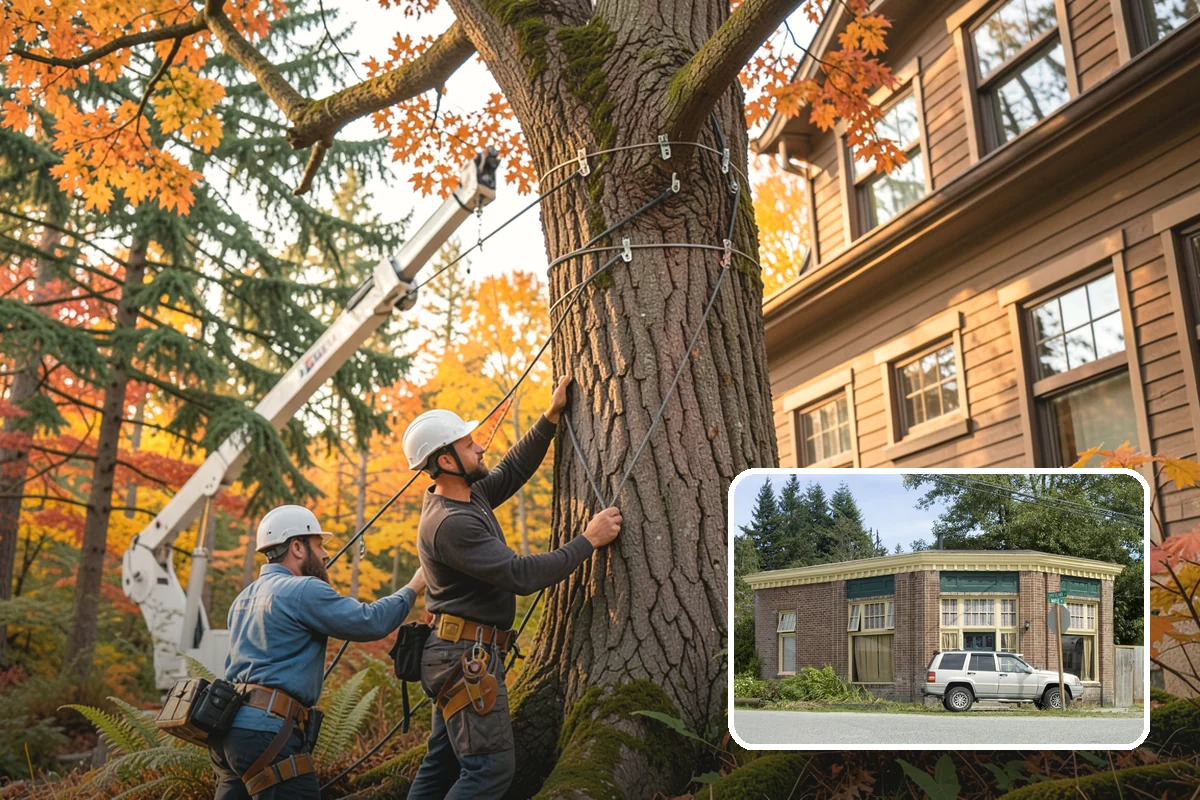 Park tree maintenance in Hamilton, Skagit County, WA - Keeps trees across a property safe and presentable