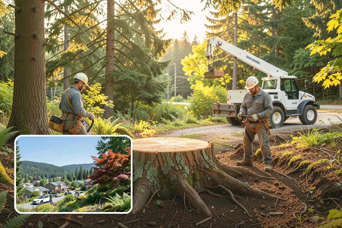 Park tree maintenance in Index, Snohomish County, WA - Keeps trees across a property safe and presentable