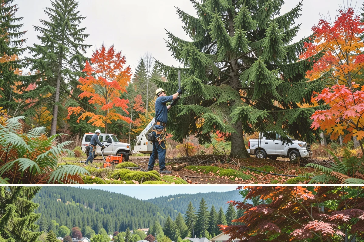 Park tree maintenance in Index, Snohomish County, WA - Work is performed year-round to maintain public safety but often prioritizes pruning during dormant seasons while scheduling...