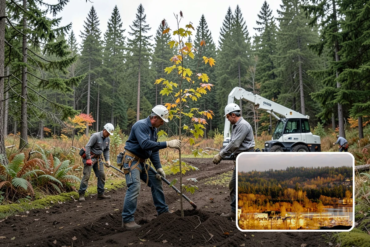 Park tree maintenance in Kenmore, King County, WA - Keeps trees across a property safe and presentable