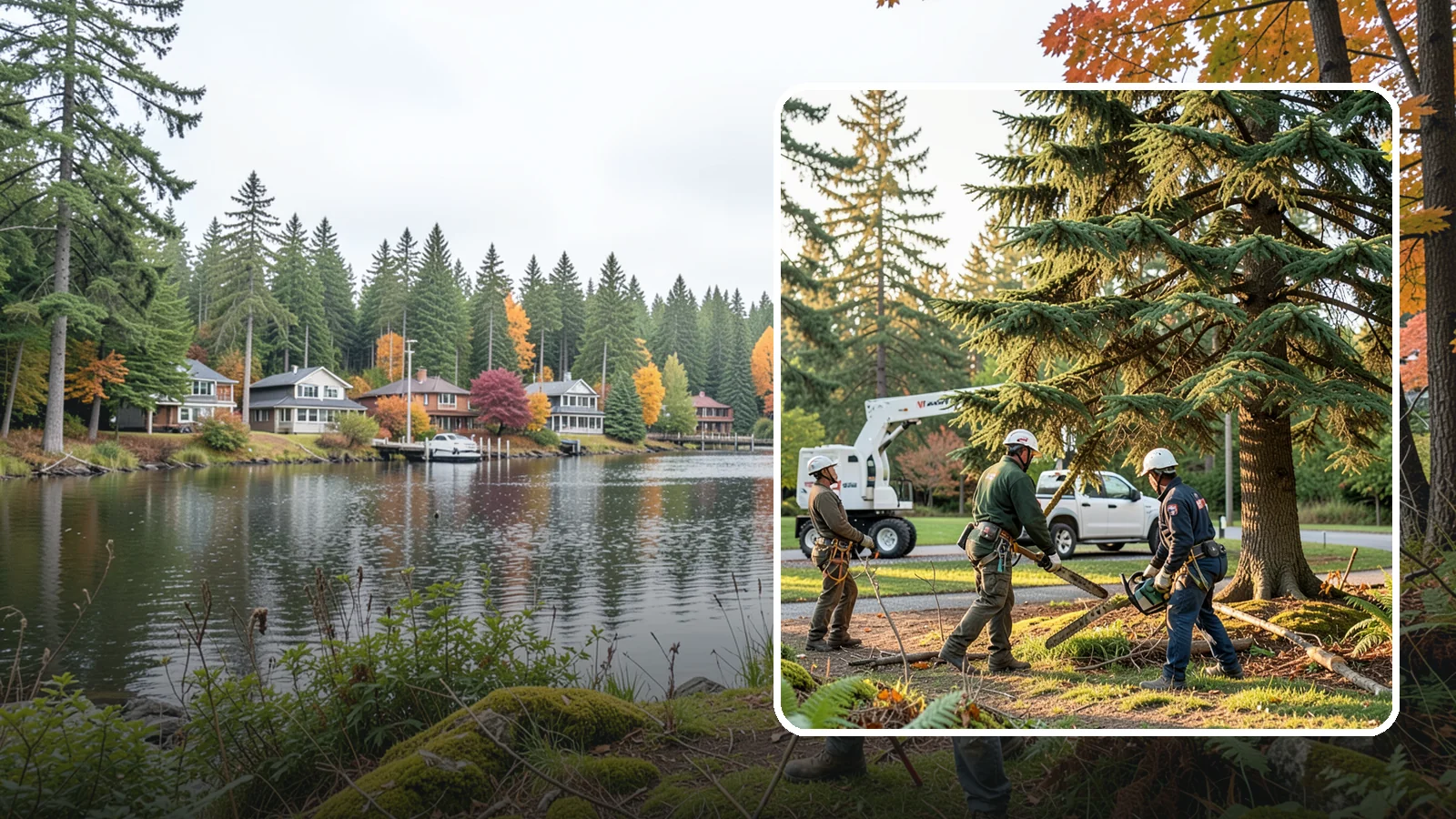 Park tree maintenance in La Conner, Skagit County, WA - Tree care for parks and recreational areas.