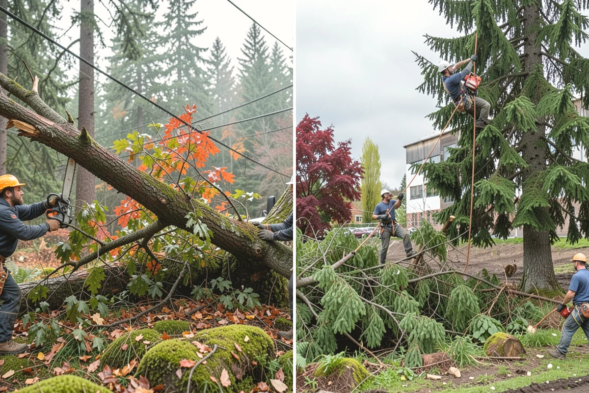 Park tree maintenance in La Conner, Skagit County, WA - Inventory and assess the property's trees