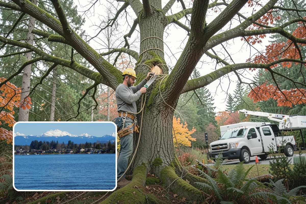 Park tree maintenance in Lake Stevens, Snohomish County, WA - Keeps trees across a property safe and presentable