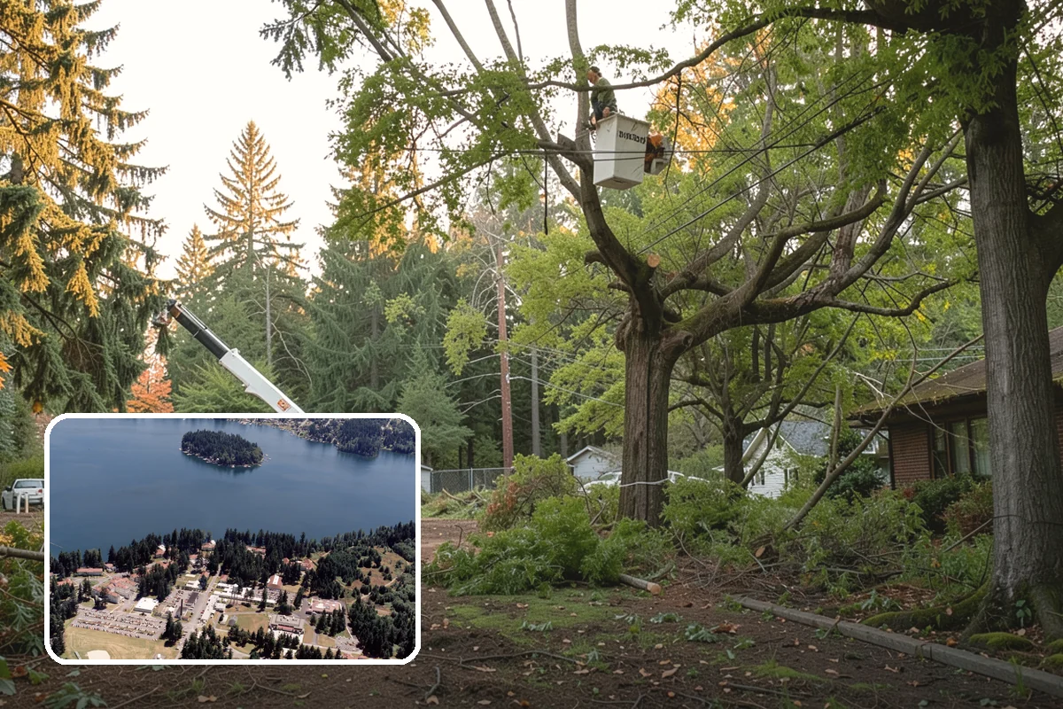 Park tree maintenance in Lakewood, Pierce County, WA - Keeps trees across a property safe and presentable