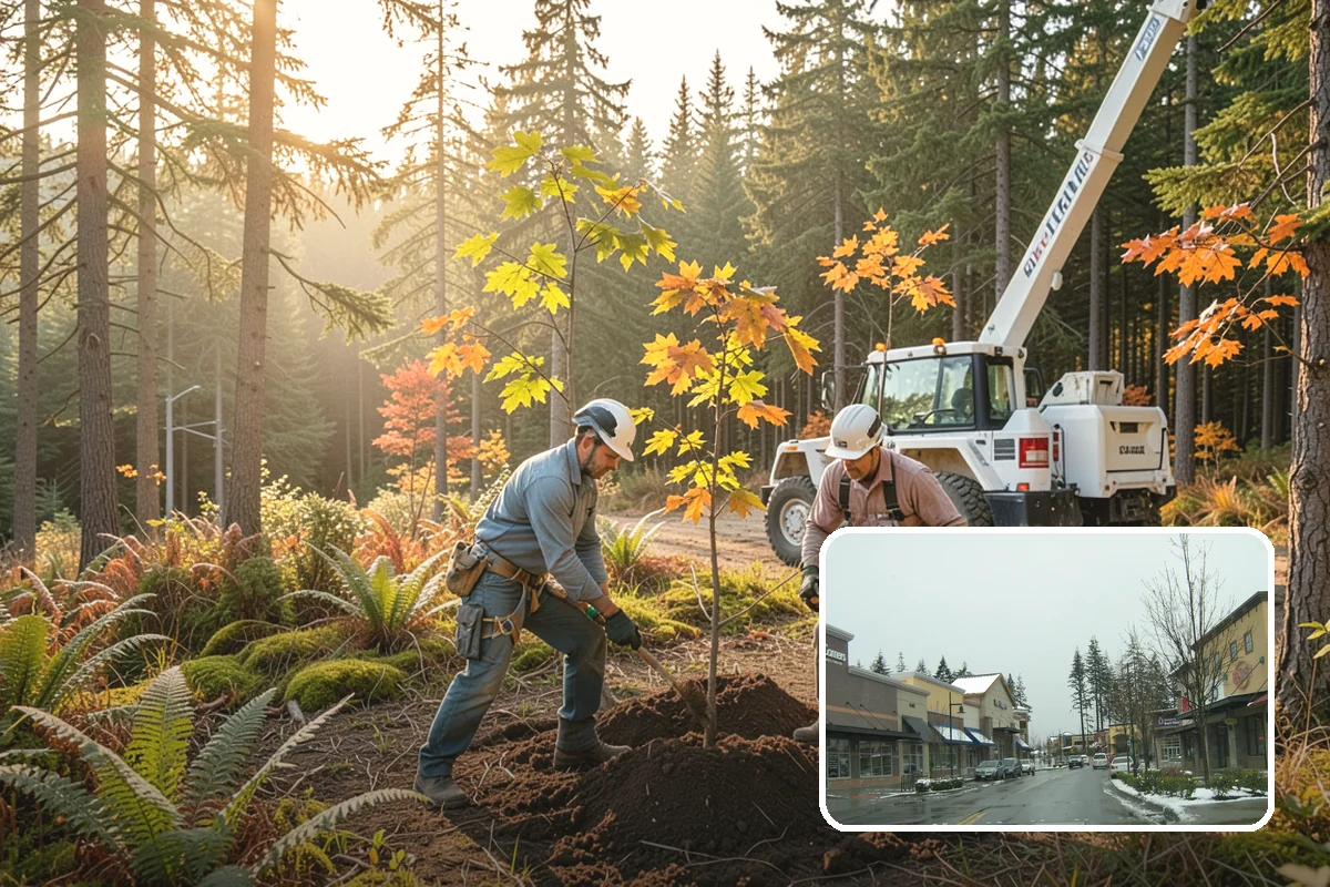 Park tree maintenance in Mill Creek, Snohomish County, WA - Keeps trees across a property safe and presentable