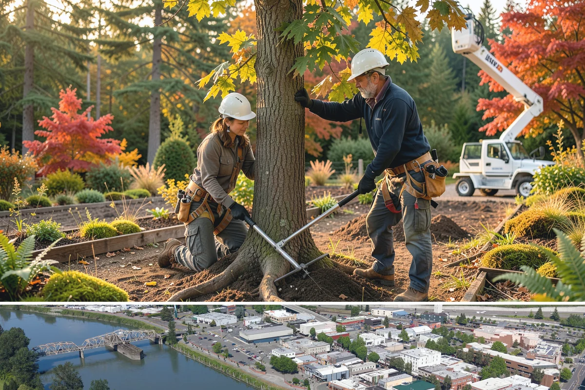 Park tree maintenance in Mount Vernon, Skagit County, WA - Work is performed year-round to maintain public safety but often prioritizes pruning during dormant seasons while scheduling...