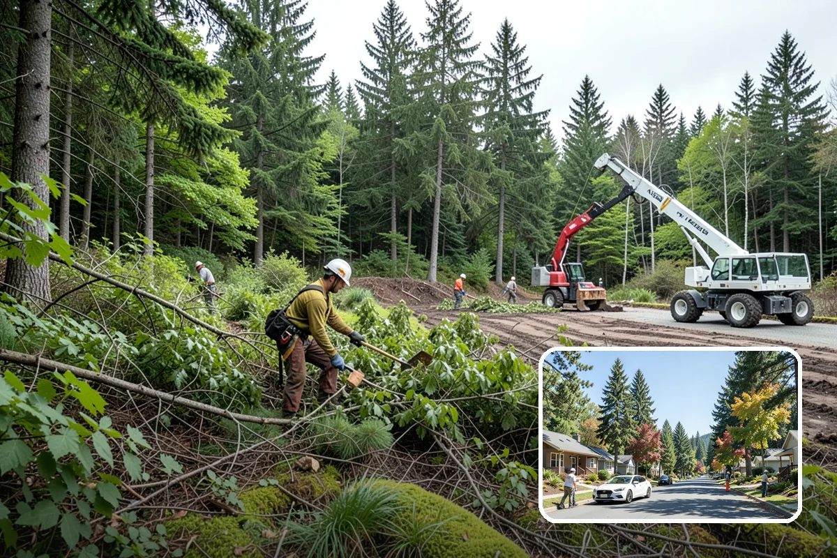 Park tree maintenance in Orting, Pierce County, WA - Keeps trees across a property safe and presentable