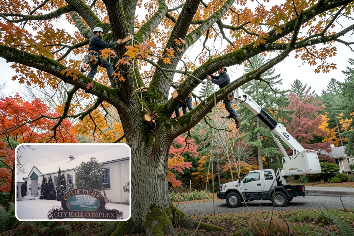 Park tree maintenance in Pacific, King County, WA - Keeps trees across a property safe and presentable