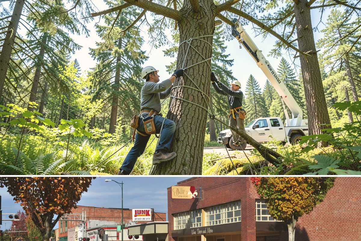 Park tree maintenance in Puyallup, Pierce County, WA - Work is performed year-round to maintain public safety but often prioritizes pruning during dormant seasons while scheduling...