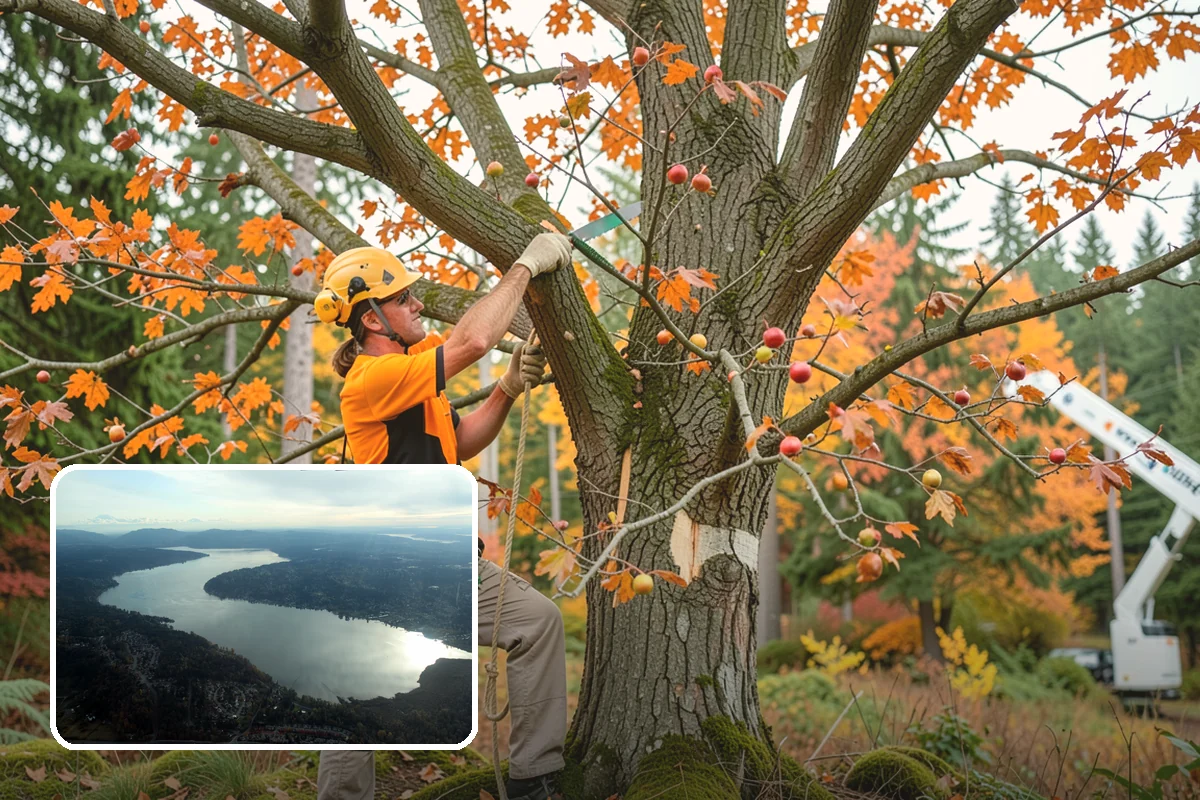 Park tree maintenance in Sammamish, King County, WA - Keeps trees across a property safe and presentable