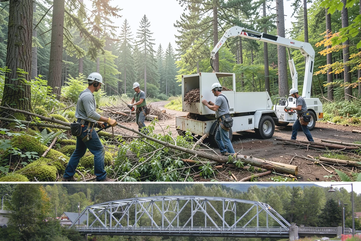 Park tree maintenance in Skykomish, King County, WA - Work is performed year-round to maintain public safety but often prioritizes pruning during dormant seasons while scheduling...