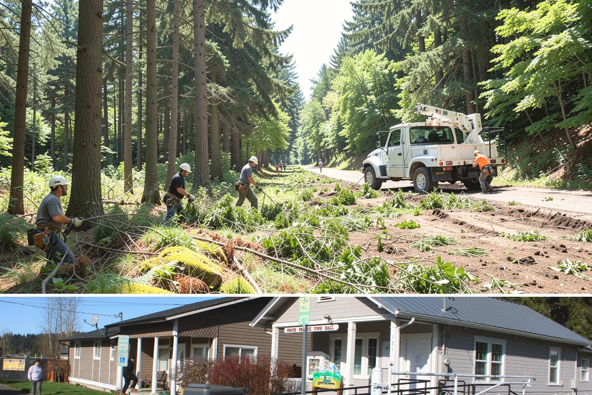 Park tree maintenance in South Prairie, Pierce County, WA - Work is performed year-round to maintain public safety but often prioritizes pruning during dormant seasons while scheduling...