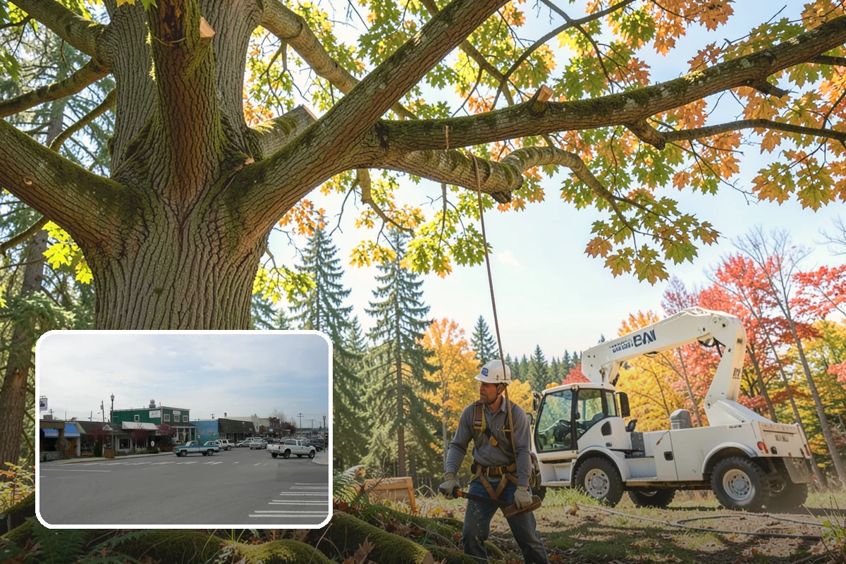 Park tree maintenance in Stanwood, Snohomish County, WA - Keeps trees across a property safe and presentable