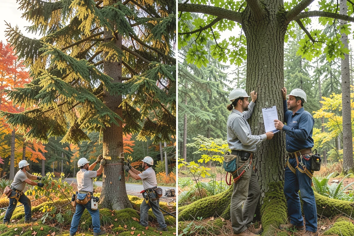 Park tree maintenance in University Place, Pierce County, WA - Inventory and assess the property's trees