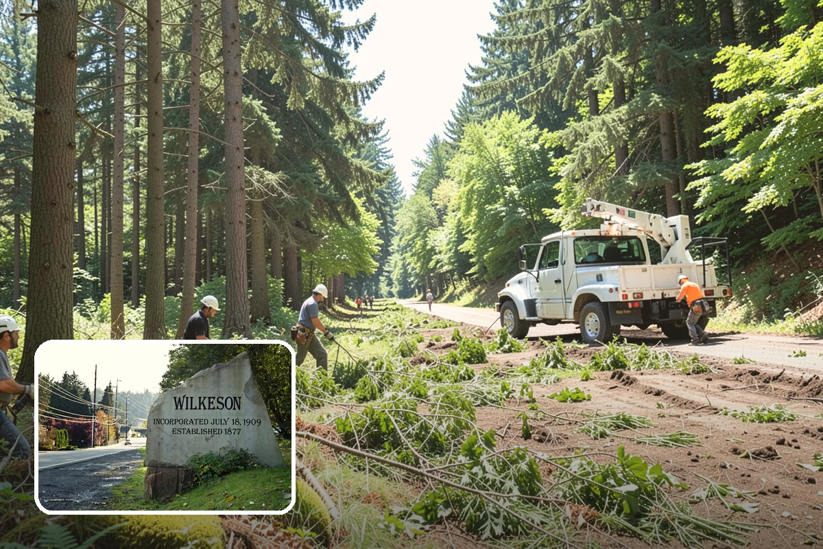 Park tree maintenance in Wilkeson, Pierce County, WA - Keeps trees across a property safe and presentable